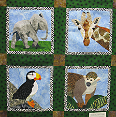 Wild Animal Applique Class